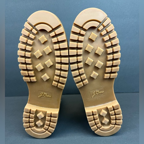 J.Crew Women’s Lightweight Leather Nordic boots - Light Caramel Size 8M - Picture 11 of 13